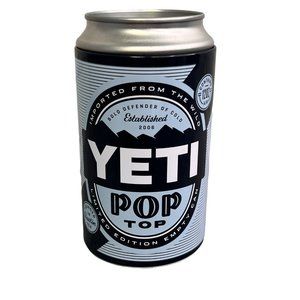 Yeti Pop Top Limited Edition Empty Can Storage Stash Collection Container Hide A